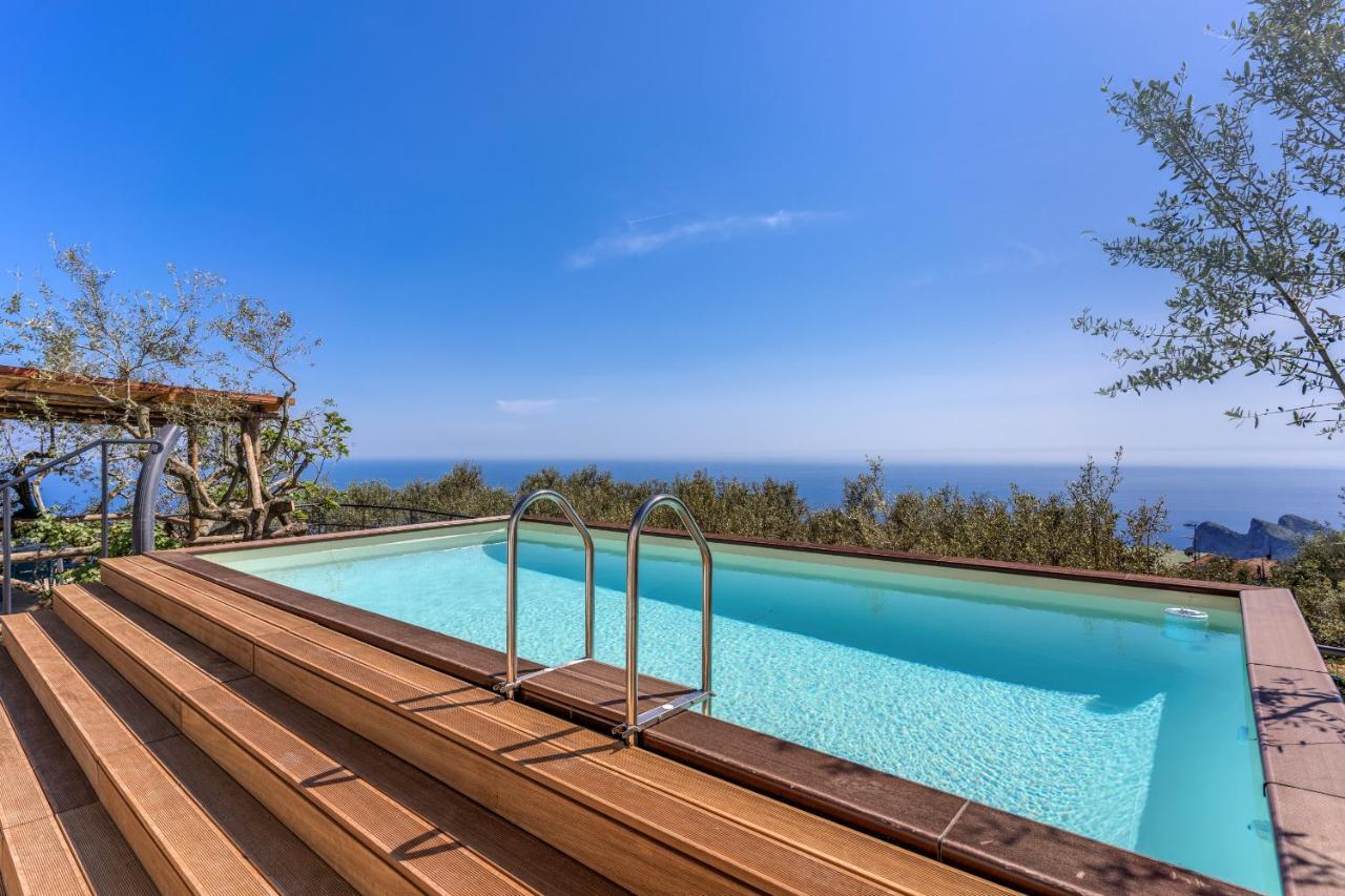 Villa Rusinella Minimalist Retreat With Sea Views Massa Lubrense Zewnętrze zdjęcie