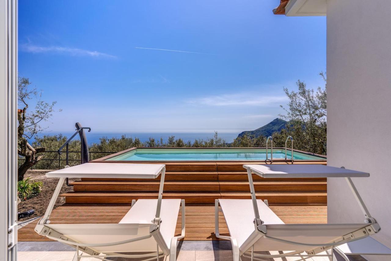 Villa Rusinella Minimalist Retreat With Sea Views Massa Lubrense Zewnętrze zdjęcie